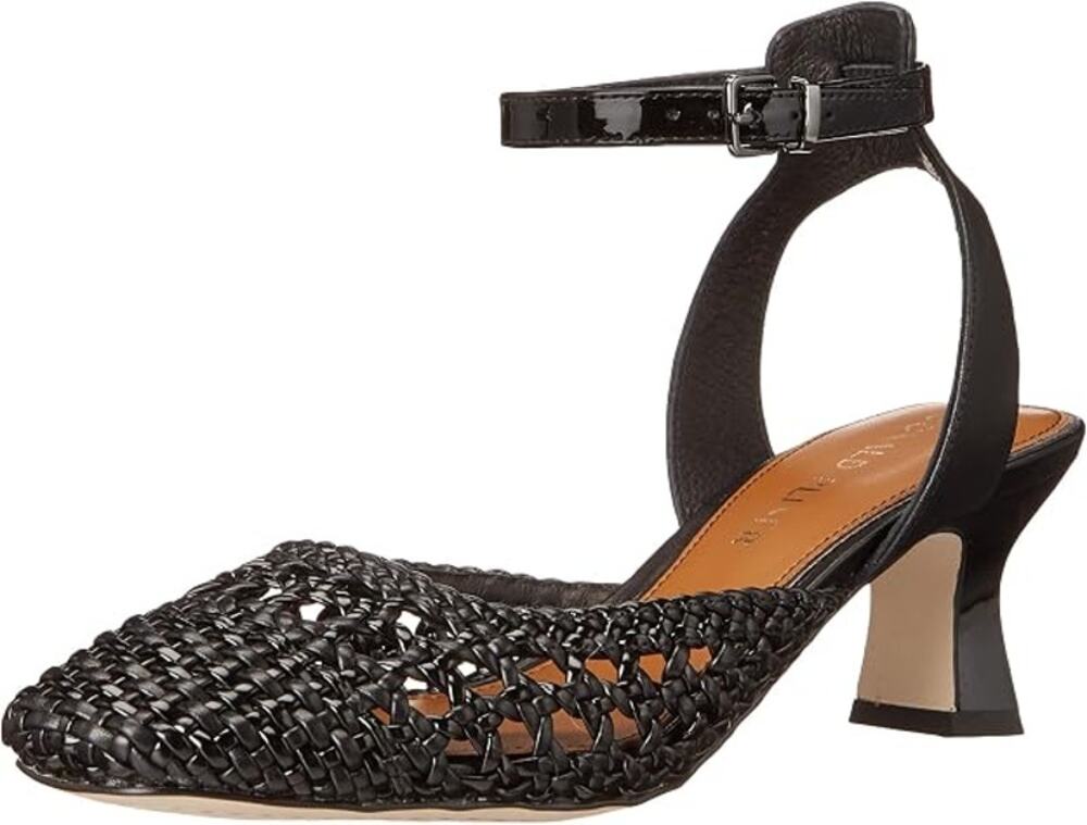 Donald Pliner Nappa Sandal Black 8.5 Formal Wedding Guest Summer Fall